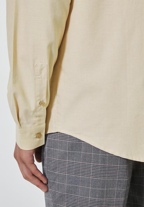 Superbalist - Barber regular fit long sleeve oxford shirt - beige