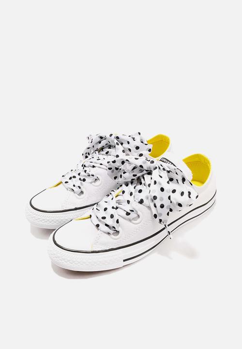 Converse - Chuck Taylor All Star Big eyelets  - white & fresh yellow