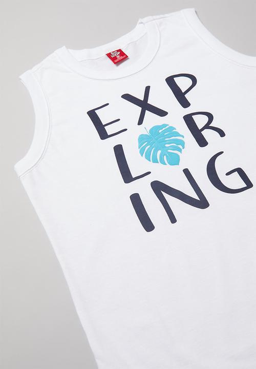 Bee Loop - Boys tank top & shorts set - multi