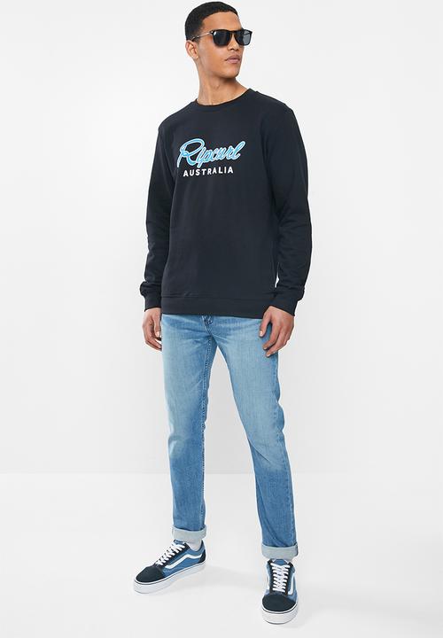 Rip Curl - Script crew sweater - black