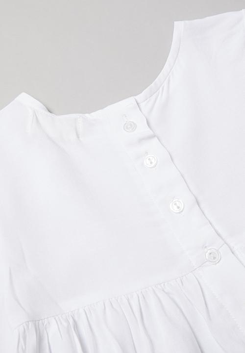 Superbalist Kids - Peplum blouse - white