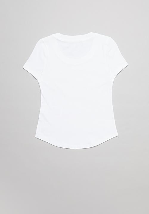 Nike - Girls nsw tee dye scoop futura uv - white