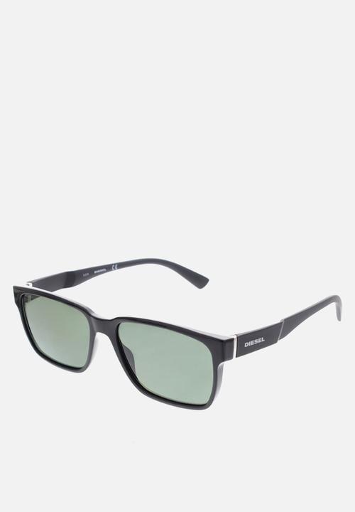 Diesel Eyewear - Shiny black frame polarized 55-16-140 - black
