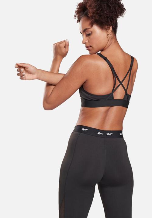 Reebok - Hero strappy padded bra - black
