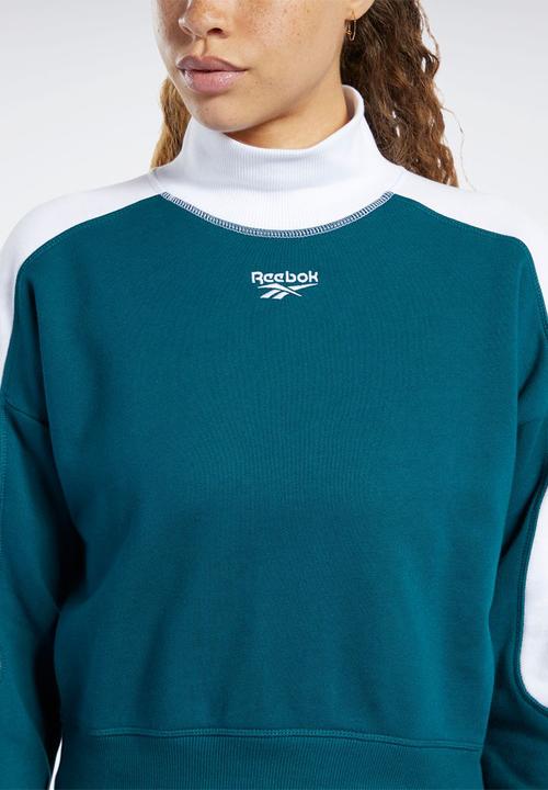 Reebok - Classics turtleneck - green & white