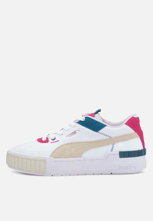 PUMA - Cali sport mix wn's - puma white-vaporous gray-digi-blue
