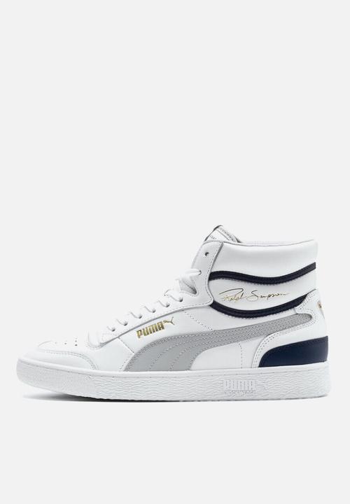 PUMA - Ralph sampson mid - puma white-gray violet-peacoat