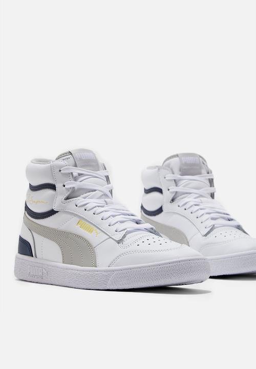 PUMA - Ralph sampson mid - puma white-gray violet-peacoat