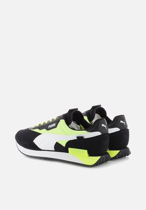 PUMA - Future rider neon play - Puma black-fizzy yellow