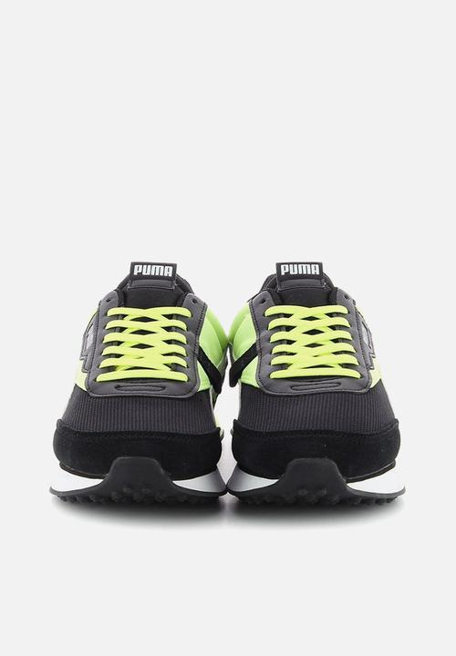 PUMA - Future rider neon play - Puma black-fizzy yellow