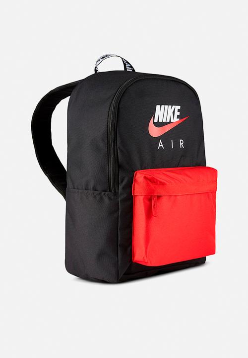 Nike - Nike air heritage -black/ university red