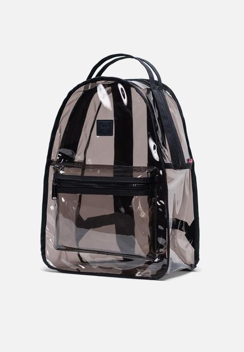 Herschel Supply Co. - Clear nova mid volume backpack - black smoke