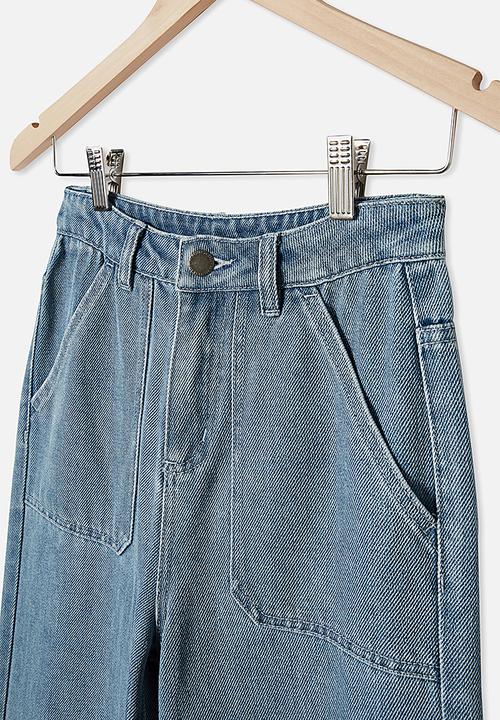 Free by Cotton On - Elka wide leg jean - blue