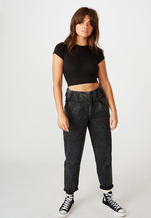 Factorie - Cutout back tee - black