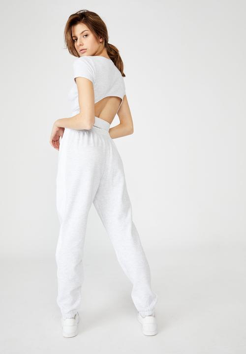 Factorie - Cutout back tee - silver marle