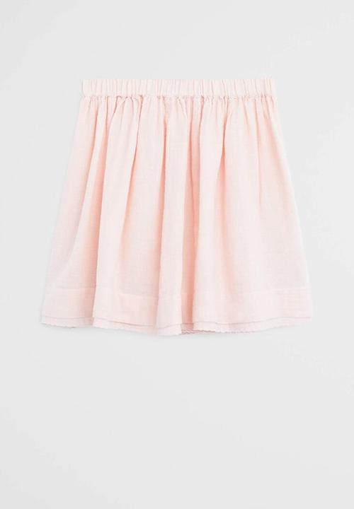 MANGO - Skirt cumi - pink 