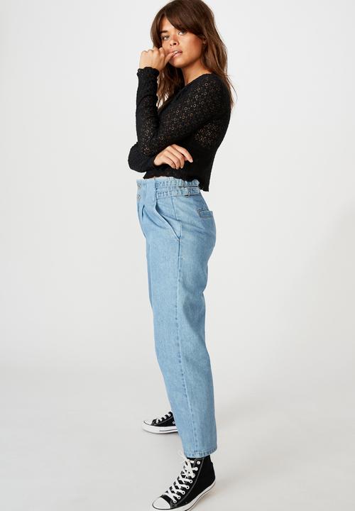 Factorie - Long sleeve dainty texture - black