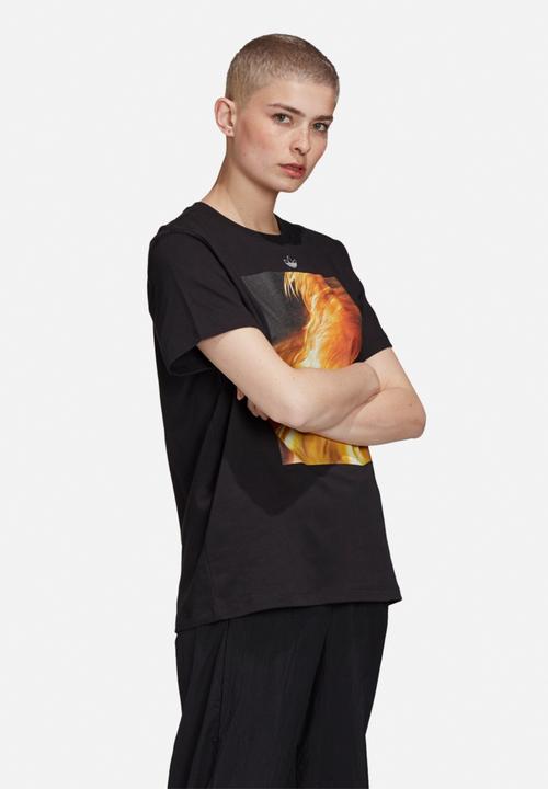 adidas Originals - Fakten graphic T-shirt - black