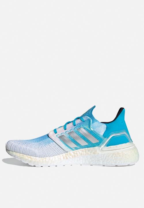 adidas Performance - UltraBOOST - ftwr white / silver met. / signal cyan