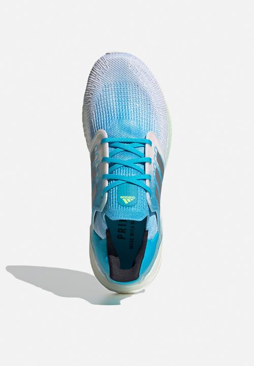 adidas Performance - UltraBOOST - ftwr white / silver met. / signal cyan