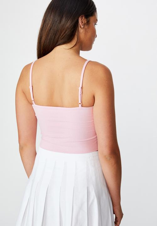 Factorie - Ribbing cami - surf pink