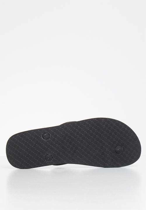 POLO - Leopard flip flop - neutral & black