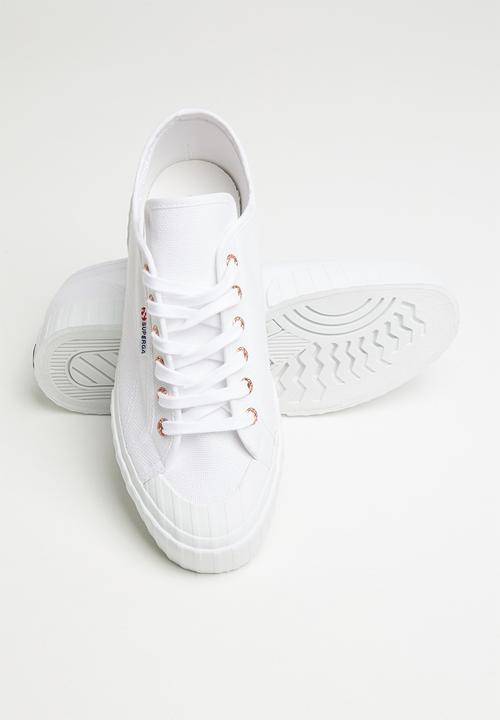 SUPERGA - 2630 Chunky sole - white & rose gold
