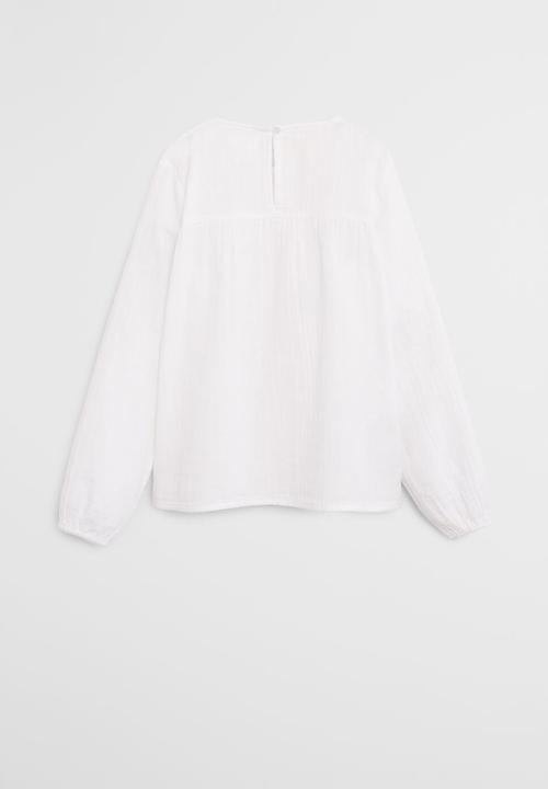 MANGO - Shirt alan - cream 