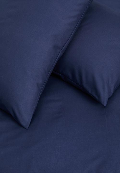 Sixth Floor - Polycotton duvet cover set - navy