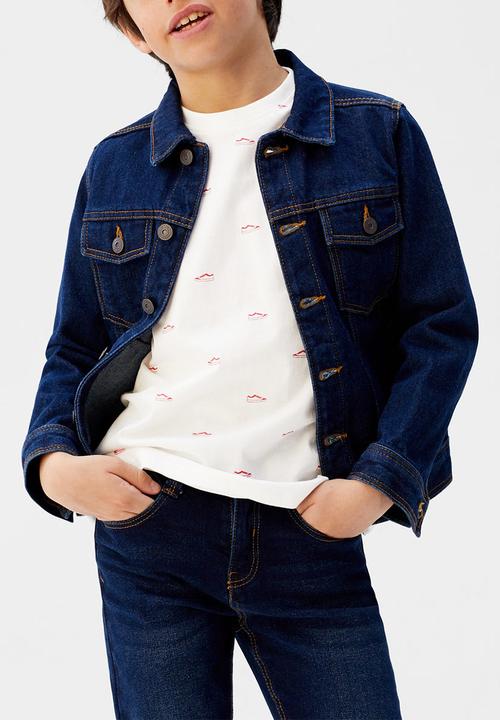 MANGO - T-shirt stamp  - white & pink