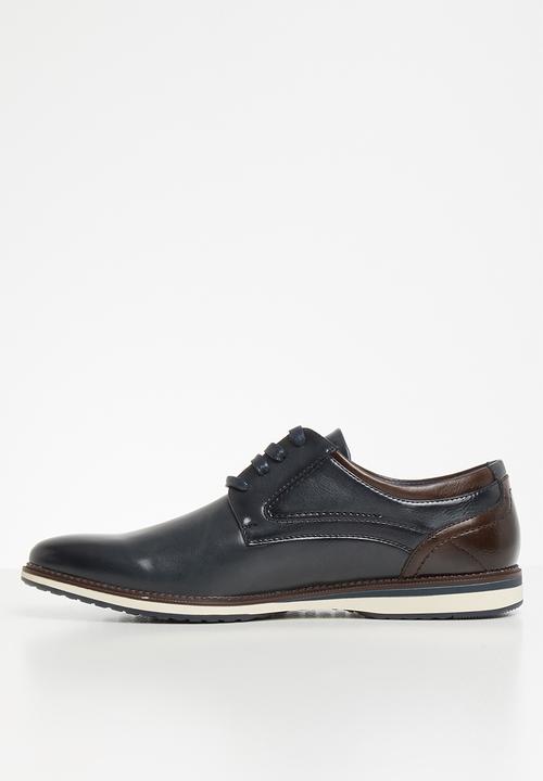 Gino Paoli - Two tone lace up unit sole - blue & brown 