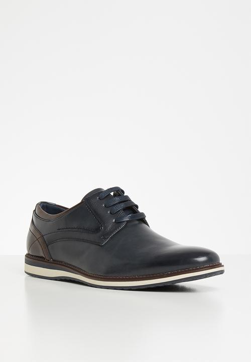 Gino Paoli - Two tone lace up unit sole - blue & brown 