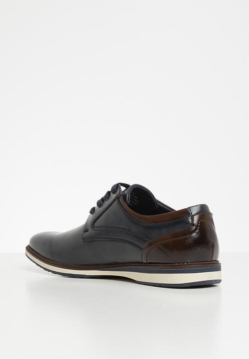 Gino Paoli - Two tone lace up unit sole - blue & brown 