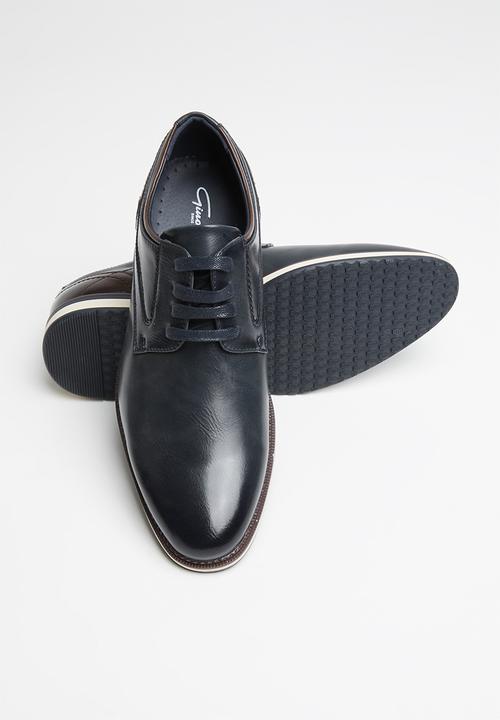 Gino Paoli - Two tone lace up unit sole - blue & brown 