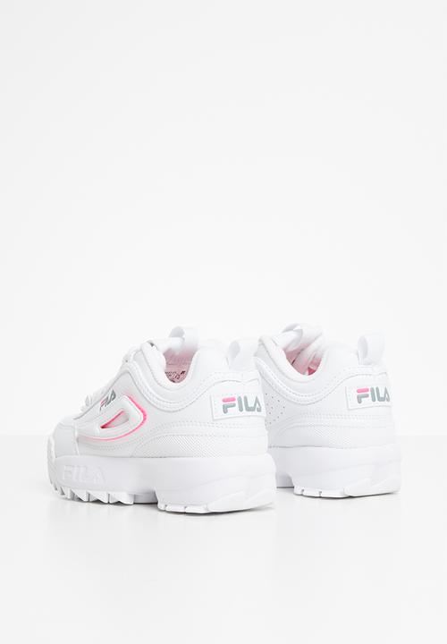 FILA - Disruptor ii - white & knockout pink