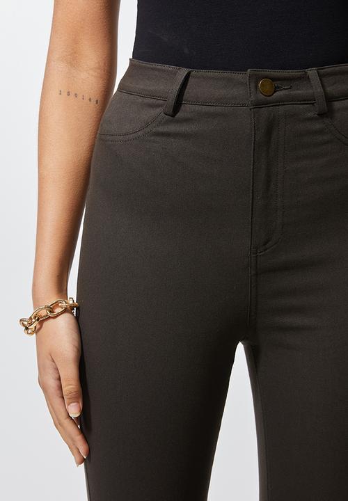Superbalist - Stretch skinny trousers - khaki