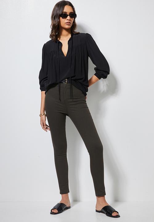 Superbalist - Stretch skinny trousers - khaki