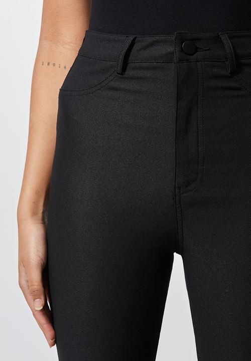 Superbalist - Stretch skinny trousers - black