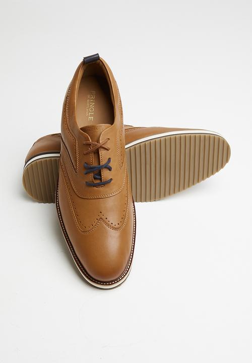 Pringle of Scotland - York lace up leather - tan