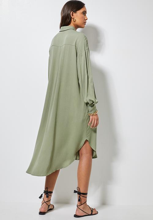 Superbalist - Shirt dress  - khaki