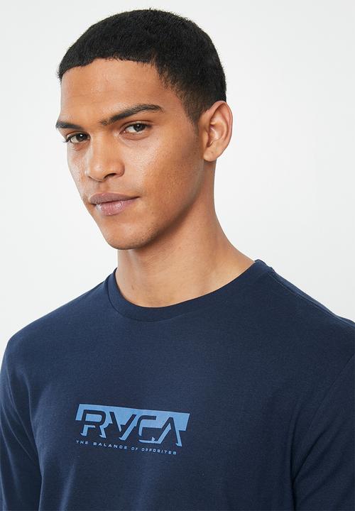 RVCA - Blocked tee - navy