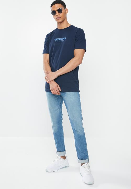 RVCA - Blocked tee - navy