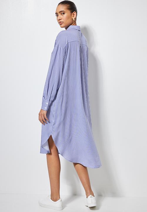 Superbalist - Shirt dress - blue & white