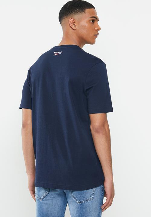 Reebok - Classic tennis court short sleeve tee - navy
