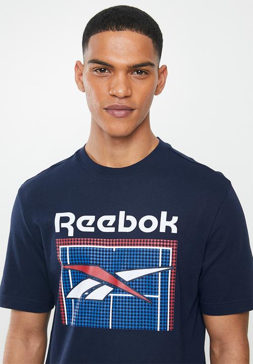 Reebok - Classic tennis court short sleeve tee - navy