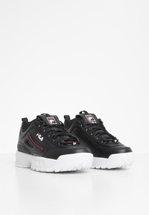 FILA - Disruptor ii - black / white / red