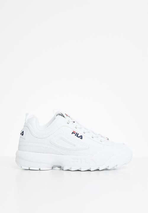 fila white navy