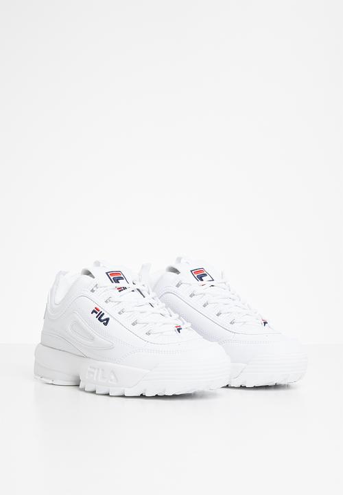 FILA - Disruptor ii - white / navy / red