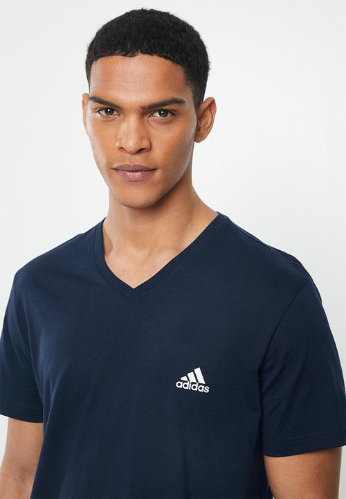 adidas Performance - Adi performance v-neck tee - navy