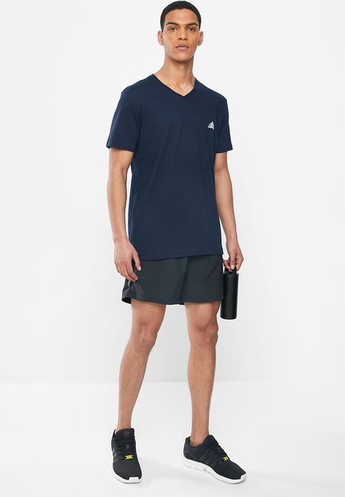 adidas Performance - Adi performance v-neck tee - navy